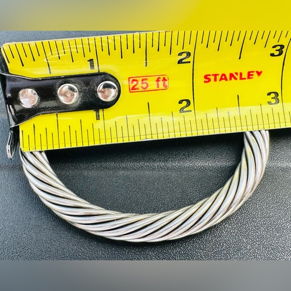 Cable Classic Bracelet in Sterling Silver with deep Blue and Pave Diamonds - Picture 12 of 12